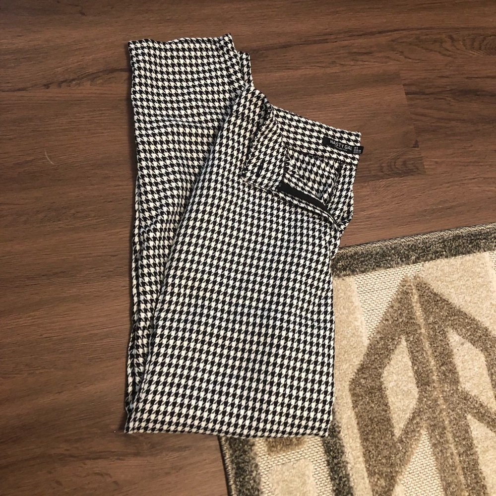NWOT Nasty Gal Houndstooth Dress Pants